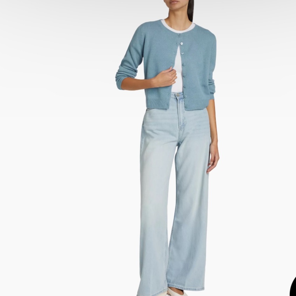 Light Blue Wide-Leg Women’s Jeans